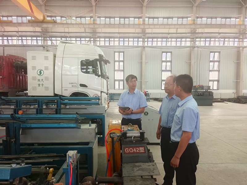 0801八鋼領導蒞臨新疆分公司調研 共探市場合作新機遇